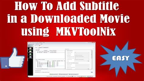 how to use mkvtoolnix to add subtitles